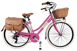 Via Veneto by Canellini Biciclette da città Bicicletta bici via veneto by canellini vintage retro alluminio donna citybike CTB Fucsia 46