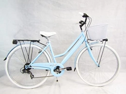 Daytona Bici bicicletta da donna bici city bike 28'' cambio 6v colore azzurro vintage