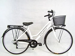 Daytona Bici bicicletta donna bici da passeggio city bike 28 trekking cambio 6v colore bianco Daytona