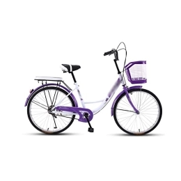  Bici Bicycles for Adults Bicycle 24 Inch Commuter City Bike Retro Lady Students Leisure Light Colorful Car Safer