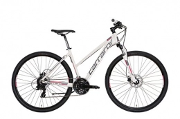 Carraro Biciclette da città Carraro 715 AZIMUT SL, Bici Trekking Donna, Bianco / Viola Chiaro, M