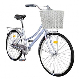 CHEZI Bici CHEZI bikeBicicletta da Donna in Alluminio per pendolari con Retro Automobile da Uomo e da Donna da 26 Pollici