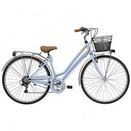 Cicli Adriatica Bici Cicli Adriatica Bicicletta da Donna 28” H45cm 6V Trend Lady Azzurro Opaco