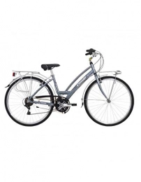 CINZIA Bici CINZIA - Bicicletta City Bike 28 Vita in alluminio, da donna, 21 velocità, taglia 44 (Shimano rs-36+ty-21)