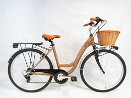 Daytona Bici Daytona bicicletta da donna bici 26'' city bike in alluminio vintage retro' cesto in vimini