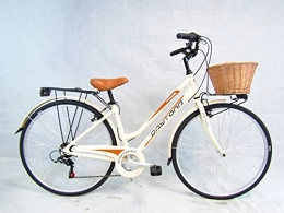 Daytona Bici Daytona bicicletta da donna bici 28'' city bike in alluminio vintage retro' cesto in vimini