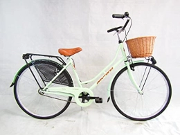 Daytona Bici Daytona bicicletta donna 26 bici da passeggio olandese con cesto (verde)