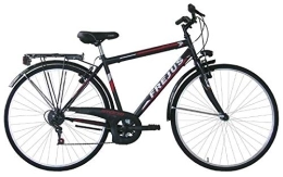 Masciaghi Bici F.lli Masciaghi Bici Trekking 28 Uomo 6 Velocita Comando Grip Nero-Grigio-Rosso-(Bianco-Argento)