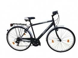 F.lli Schiano Bici F.lli Schiano Urban 28, City Bike Unisex-Adulto, Nero, L