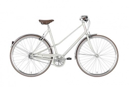 Gazelle Biciclette da città Gazelle Van Stael - Bici da Donna Retro Lifestyle 2020, Donna, Argento, 49 cm