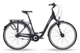 HEAD Bici HEAD 28 B, City Bike Unisex Adulto, Nero Opaco, 46