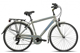 Legnano Bici Legnano Ciclo 445 Cesenatico, City Bike Uomo, Grigio, 52