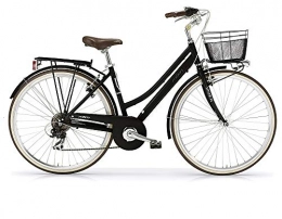 MBM Bici MBM Boulevard al D TK 28 18V REVO, Bici Donna, Nero Lucido A01, XX