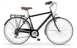 MBM Bici MBM Boulevard al U TK 28 18V REVO, Bici Uomo, Nero Lucido A01, 58