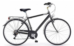 MBM Bici MBM C E N T R A L, Bici da Trekking Uomo, Grigio Titanio A27, 50