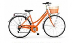 MBM Bici MBM Central, Bicicletta da Trekking Donna, Arancia (Arancio A15), 28"