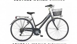 MBM Bici MBM Central, Bicicletta da Trekking Donna, (Nero A01), 28"
