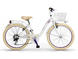 MBM Biciclette da città MBM Fleur 20 Donna 6V CTB, Bici, Bianco A28, XX