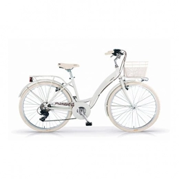 MBM Bici MBM Primavera, Bicicletta Unisex – Adulto, Bianco (Avorio A11), 26"