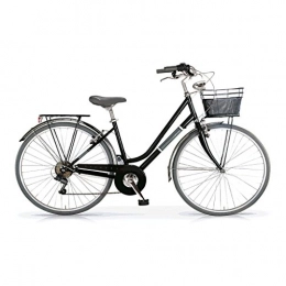 MBM Bici MBM Silvery, Bicicletta Donna, Nero (Nero A01), 28"