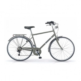 MBM Bici MBM Silvery, Bicicletta Uomo, Verde (Verde Militare A42), 28"