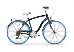 MBM Bici MBM Vintage TRK 28 al U 21V, Bici Uomo, Blu A03, 54