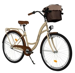 Milord Bikes Biciclette da città Milord. BICI COMFORT CON COPPIA BICI Olanda BICI DONNA 3 GANZE MARRONE 26