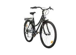 Multibrand Distribution Bici Probike Urban Cityräd Shimano - Bicicletta da città da 26 pollici, 6 marce, unisex, adatta a partire da 155 cm a 175 cm (nero lucido)