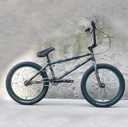 SWORDlimit Bici Bicicletta BMX da 20 pollici, telaio BMX in acciaio al cromo-molibdeno ad alta resistenza, pedivella a 8 tasti a 3 sezioni con freno a U e coperchio superiore in lega di alluminio forgiato 3D