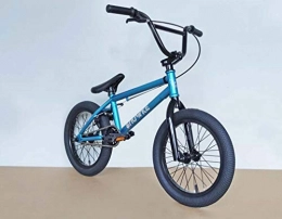 SWORDlimit BMX Bicicletta da 16 pollici BMX Bikes per bambini, telaio in acciaio al carbonio ad alta resistenza, pedivella, guarnitura 25T con freno a U e leva del freno in lega di alluminio leggera, Brightblue