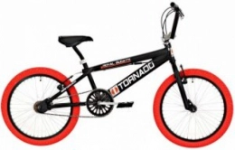 Bike Fun Bici Bike Fun Tornado 20 pollici – 55 cm Ragazzo / Ragazza Velge freno nero / rosso