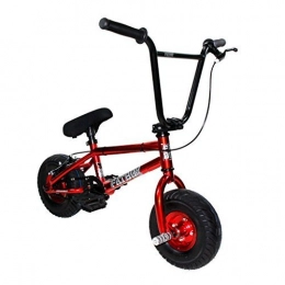 Fatboy BMX Fatboy Mini BMX Bicycle Freestyle Bike Fat Tires Candy Red Assault PRO by FatBoy Mini BMX