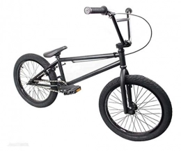 GASLIKE Bici GASLIKE Bici BMX da 20 Pollici Stile Libero per Ciclisti Principianti e avanzati, Telaio in Acciaio al Carbonio, Ingranaggi BMX 25X9T, con Freno a U, Nero