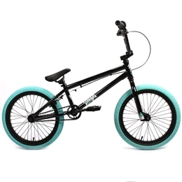 Jet BMX BMX Jet BMX Yoof 18" BMX Bike - Gloss Black with Teal Tyres