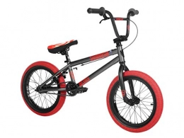 Subrosa Bici SUBROSA 2019 Atlus - BMX Completo da 16", Colore: Nero Lucido, Satin Dark Grey