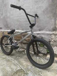 SWORDlimit Bici SWORDlimit Bicicletta BMX Freestyle da 20 Pollici, Telaio in Acciaio Hi-Ten, Trasmissione a Singola velocità, Pedali in Nylon, Pneumatici 20 x 2.3 montati su Cerchioni Doppi, Placcatura a Specchio