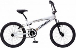 Bike Fun BMX Tornado 20 Pollici 55 cm Ragazzi / Ragazze Freno Rim Bianco