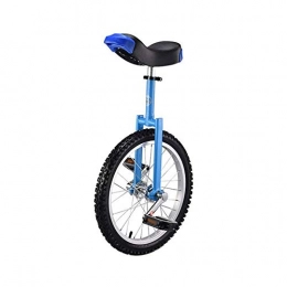 BHDYHM Monocicli 16 Pollici Monociclo Ciclismo, Scooter Bici da Circo Giovanile Bilancia per Adulti Esercizio Monociclo Bici in Alluminio, Blue