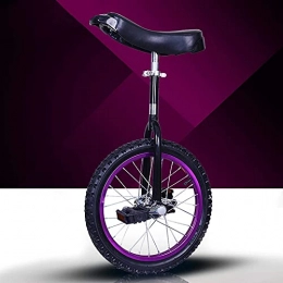 aedouqhr Bici aedouqhr Monociclo con Ruota per Pneumatici da 20 Pollici, Bici per Adulti Unisex per Adulti per Bambini Grandi, carico 150 kg / 330 libbre, Telaio in Acciaio, Viola, 51 cm (20 Pollici)