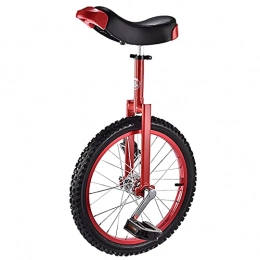 aedouqhr Bici aedouqhr Monociclo Viola da 16 Pollici per Bambini / Ragazzi / Ragazze, Altezza Bambino 120-155 cm (3, 9-5, 1 Piedi), età 5-8 Anni, Ciclismo all'aperto, Telaio in Acciaio (Colore : Rosso)