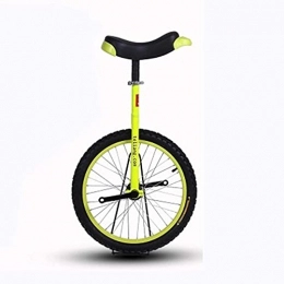 aedouqhr Bici aedouqhr Piccolo Monociclo per Pneumatici da 14" per Bambini, Ragazzi e Ragazze, Regalo, Bambini Principianti, Esercizio Fitness, Una Ruota, Bicicletta Gialla, Ruota in butile a Tenuta stagna, carico