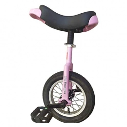 AHAI YU Bici AHAI YU 12"Piccolo Monociclo per Principianti per Bambini di 5 Anni / Bambini più Piccoli / Ragazze / Tua Figlia, Bici da Esterno con Una Ruota per Divertimento Group Racing, Rosa / Rosso (Color : A)