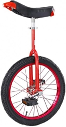 MRTYU-UY Bici Balance Bike, Monociclo, Bicicletta a Ruota Singola Scooter da Ciclismo Antiscivolo Circo Acrobatics Cyclette Esercizio di Equilibrio Sella Ergonomica Sagomata, Regalo (20 Pollici Nero)