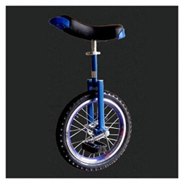 GAOYUY Bici GAOYUY Monociclo, Cerchio in Lega di Alluminio Spesso Monociclo con Ruote da 16 / 18 / 20 Pollici Equilibrio Esercizio Fun Fitness for Adulti, Bambini (Color : Blue, Size : 24 Inches)