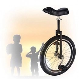 GAOYUY Bici GAOYUY Monociclo da 16 / 18 / 20 Pollici, Sella Ergonomica Sagomata Comodo E Facile da Maneggiare per Principianti Bambini Adulti Esercizio Fun Bike Cycle Fitness (Color : Black, Size : 18 inch)