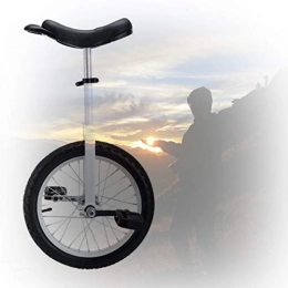 GAOYUY Bici GAOYUY Monociclo da Allenamento, 16 / 18 / 20 Pollici Monociclo Freestyle Pedali in Plastica Arrotondati Sella Ergonomica Sagomata per Principianti / Bambini / Adulti (Color : White, Size : 20 inch)