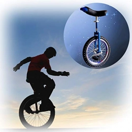 GAOYUY Bici GAOYUY Monociclo, Esercizio di Ciclismo in Equilibrio 16 / 18 / 20 Pollici Sedile Regolabile E Staccabile for Utenti di Diversa Altezza (Color : Blue, Size : 20 Inches)