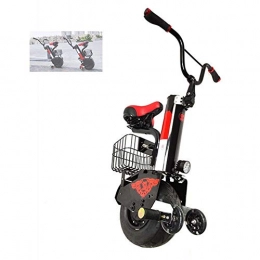 GJZhuan Monocicli GJZhuan Monociclo Elettrico, 10" 60V / 500W, Scooter Elettrico, 35 Km / 45kminmotion E-Scooter, Gyroroue Unisex Adulto, con Certificazione CE (Size : 30KM)