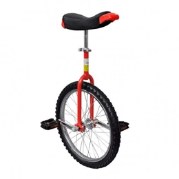 HUANGDANSP Bici HUANGDANSP Monociclo Regolabile Rosso 20 Pollici / 50, 8 cm Articoli Sportivi Ricreazione all'aperto Ciclismo Monocicli