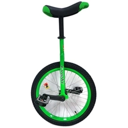 HWF Monocicli HWF Monociclo 16" Monociclo per Bambini, 20" / 24" Monociclo per Adulti, Piccolo 12" Monociclo per Bambini / Ragazzi di 5 Anni, Monociclo con Cerchio in Lega, Verde (Color : Green, Size : 20 inch Wheel)